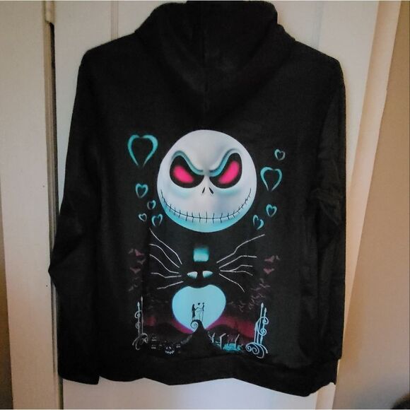 NWT Jack Sally Hoodie Nightmare Cosplay Christmas Costume Carton Sweatshirt Jack - Picture 4 of 4